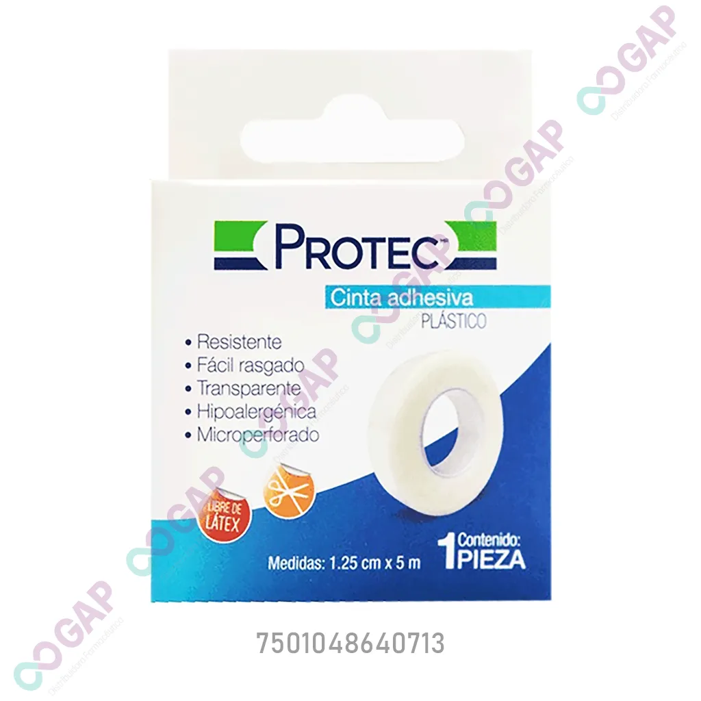 CINTA ADHESIVA PROTEC 1.25CMX5M 1 PZA
