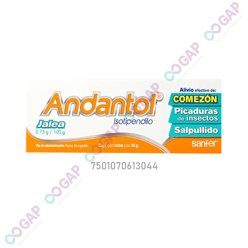 ANDANTOL ISOTIPENDILO 0.75/100G JALEA