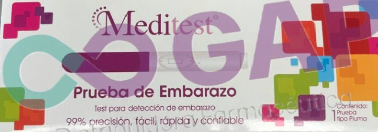 PRUEBA DE EMBARAZO MEDITEST 1 PZA