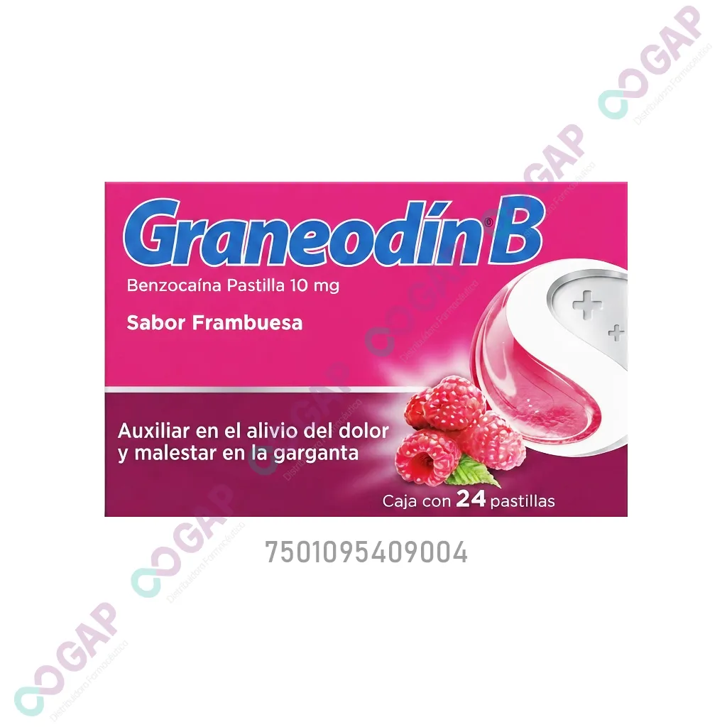 GRANEODIN B 10 MG 24 PASTILLAS