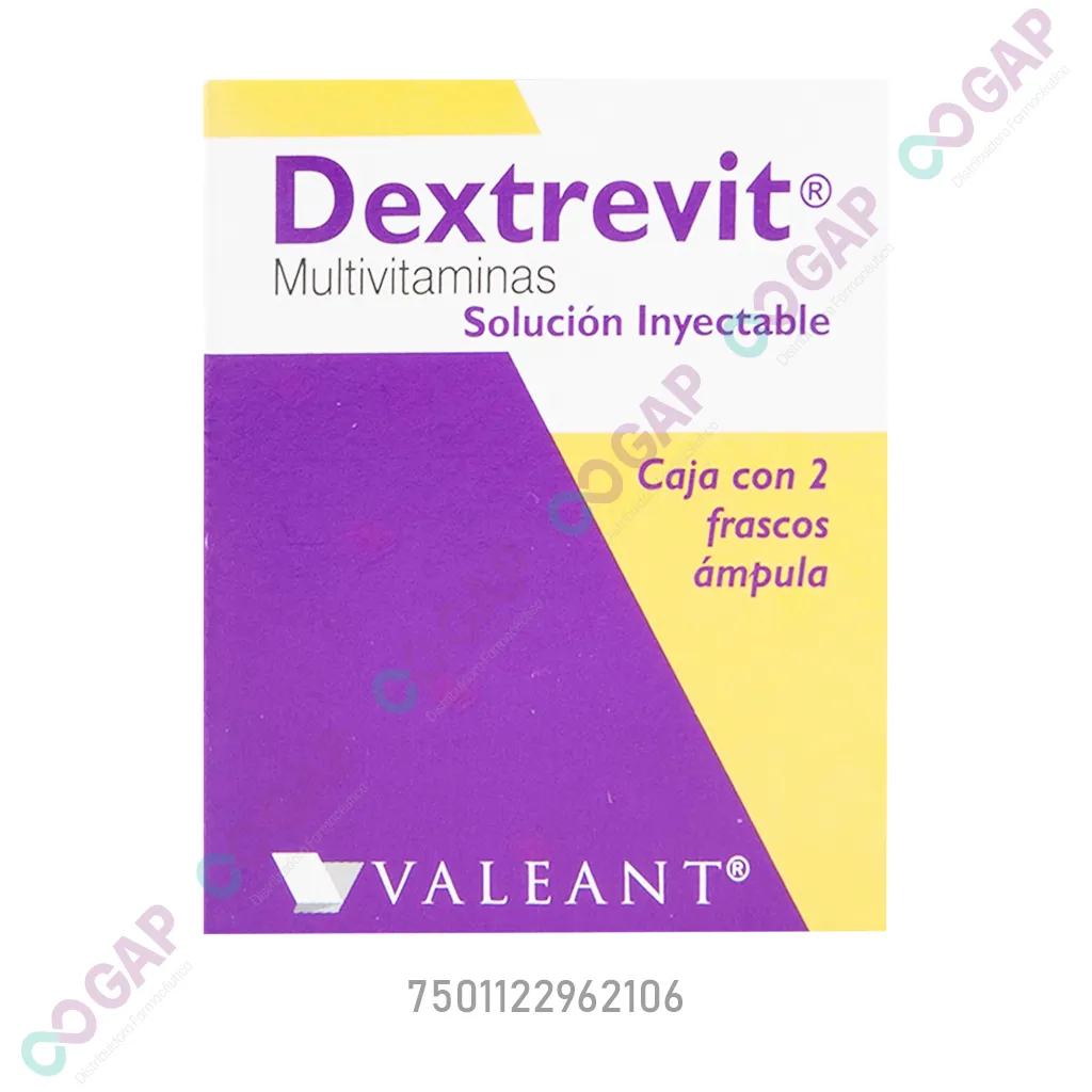 DEXTREVIT SOL INY C/2 FCO AMP 10 ML
