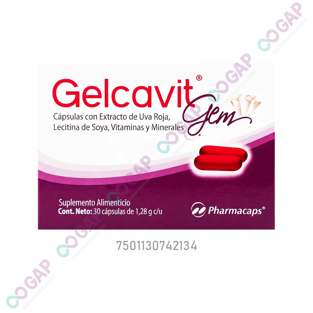 GELCAVIT GEM 1.28G C/ 30 CAP