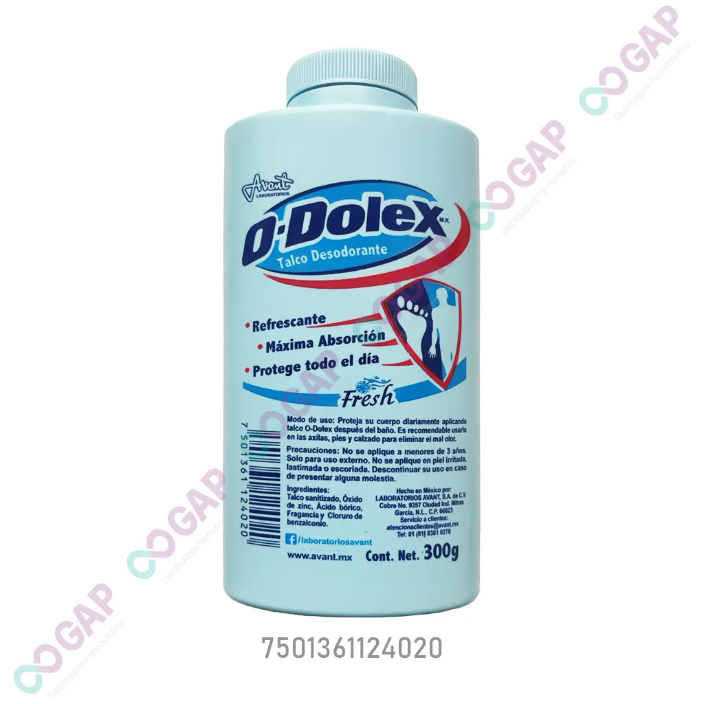 TALCO O-DOLEX FRESH AZUL 300 G
