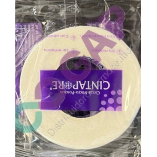 CINTA MICROPORE BLANCA 1.25CMx9.1M CINTAPORE