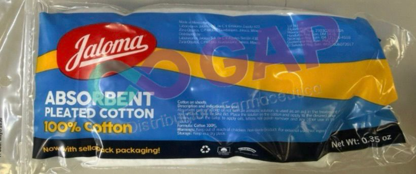 ALGODON ABSOR PLISADO JALOMA BOLSA 10 G