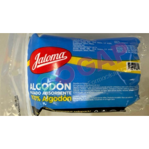 ALGODON PLISADO JALOMA BOLSA C/25 G