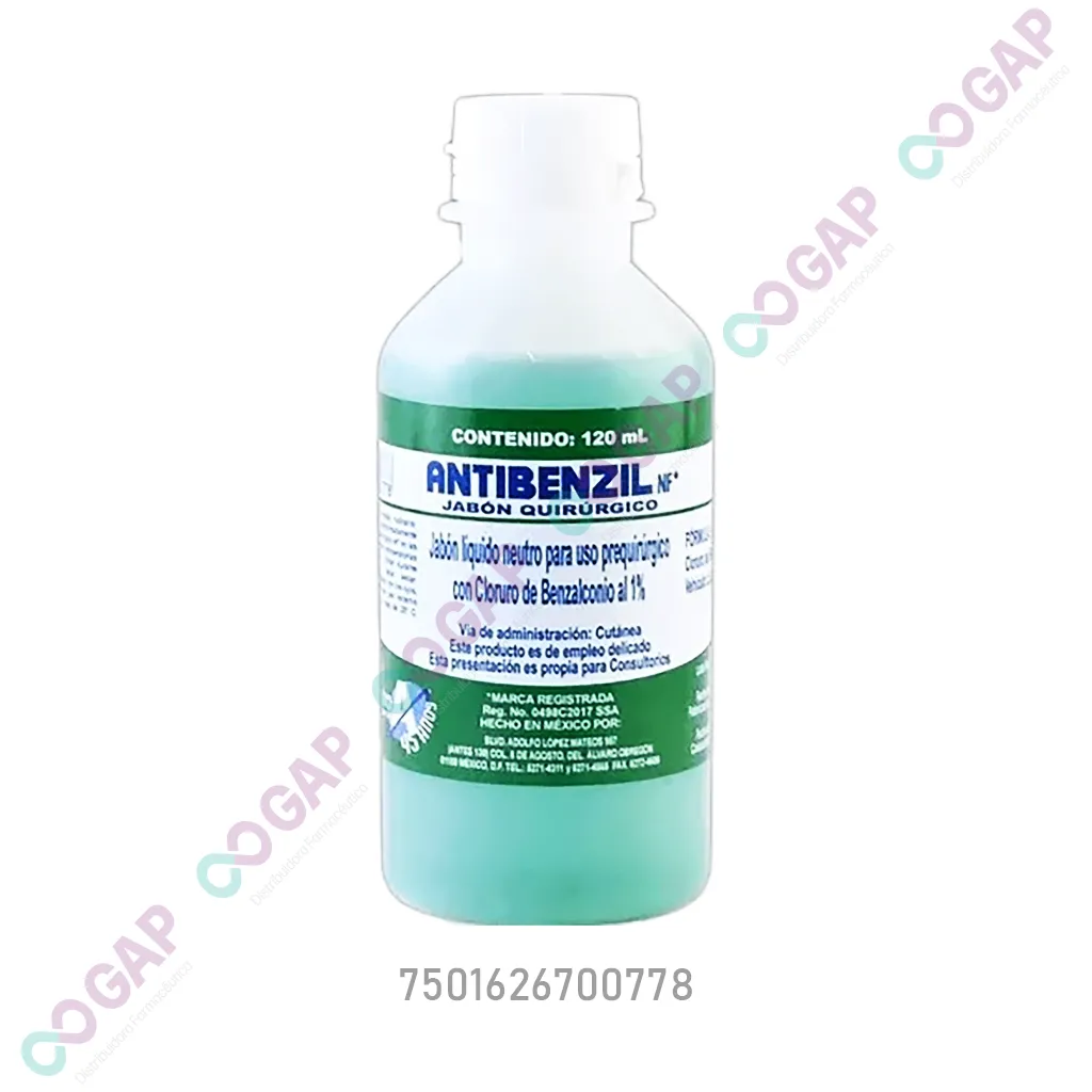 ANTIBENZIL NF JABON QUIRURGICO 120 ML
