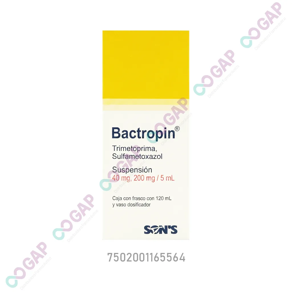 GE TRIMETOPRIMA/SULFAMETOXAZOL BACTROPIN SUSP FCO 120 ML