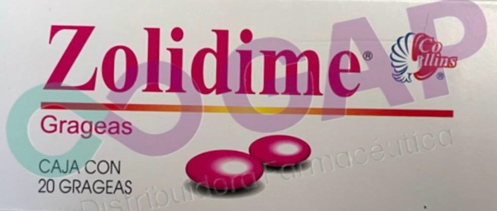 ZOLIDIME CAJA CON 20 GRAGEAS