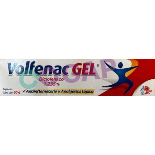 GE DICLOFENACO VOLFENAC GEL 1.235% TUBO 60 G
