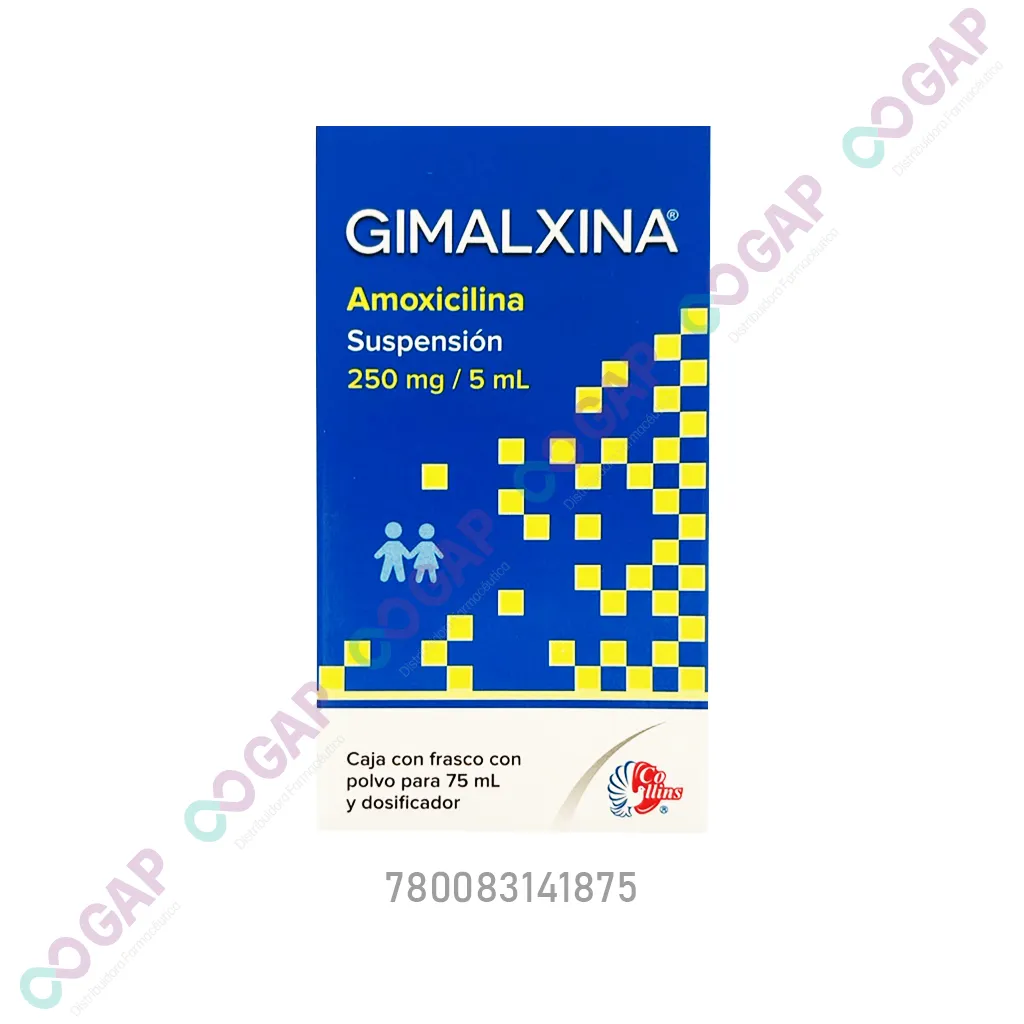 GE AMOXICILINA GIMALXINA 250 MG SUSP 75 ML