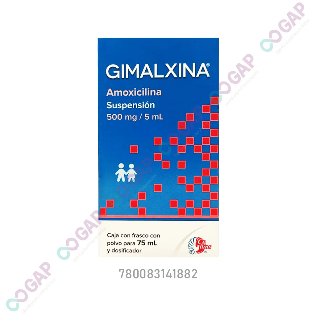 GE AMOXICILINA GIMALXINA SUSP 500 MG FCO 75 ML