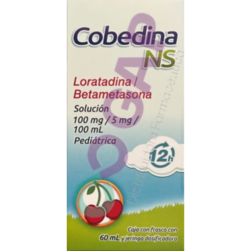 GE LORATADINA/BETAMETASONA COBEDINA NS SOL 60 ML