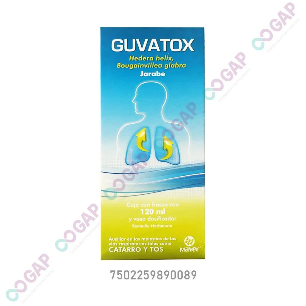 GUVATOX HEDERA HELIX/BUGAMBILIA JARABE FCO 120 ML