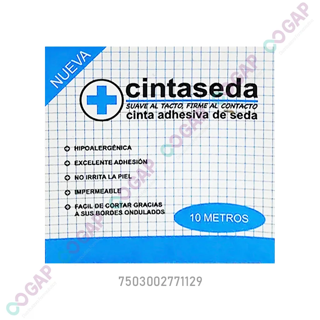 CINTA ADHESIVA CINTASEDA 7.6CM10M CAJA C/4 ROLLOS