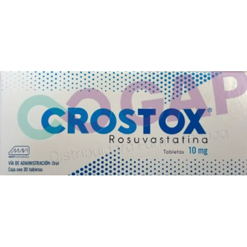 GE ROSUVASTATINA 10 MG CROSTOX C/30 TBS