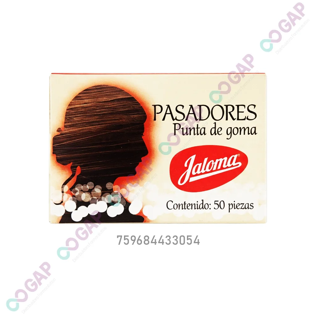 PASADORES PUNTA DE GOMA C/50 PZS JALOMA