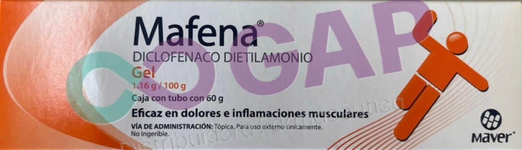 GE DICLOFENACO MAFENA GEL TUBO 60 G