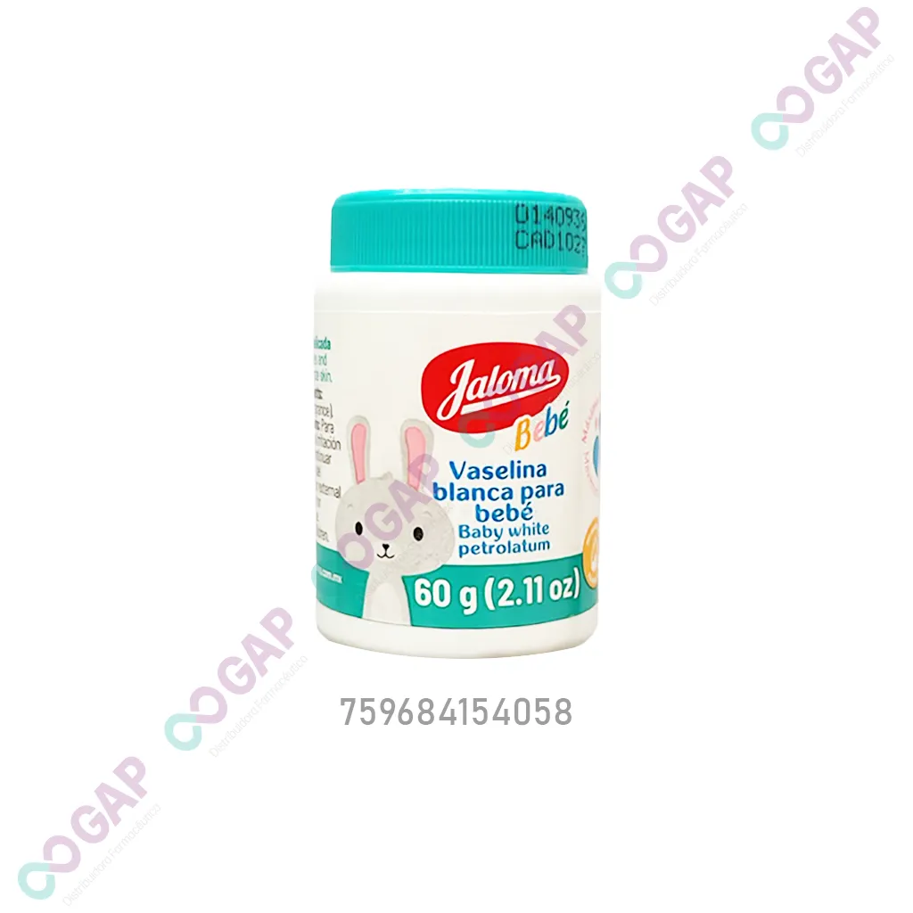 VASELINA BLANCA P/BEBE JALOMA 60G