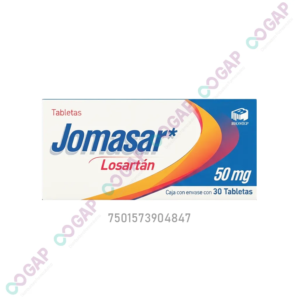 GE LOSARTAN 50MG C/30 TAB JOMASAR