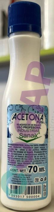ACETONA QUITA ESMALTE SANAX FCO 70 ML