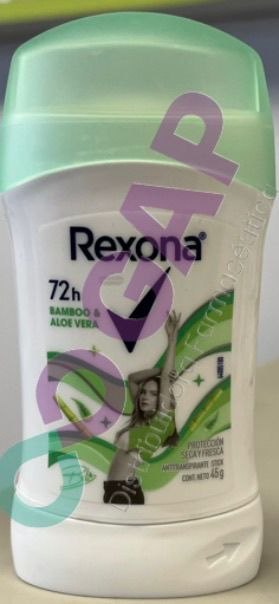 DESODORANTE REXONA BARRA 45 G BAMBOO&ALOE VERA WOMEN