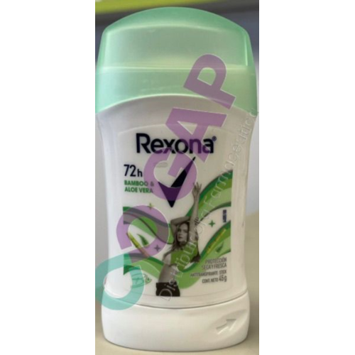 DESODORANTE REXONA STICK 45 G BAMBOO & ALOE VERA WOMEN