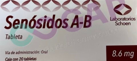 GE SENOSIDOS A-B 8.6MG C/20 TAB SCHOEN