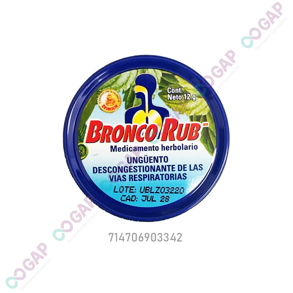 BRONCO RUB UNG LATA 12 G