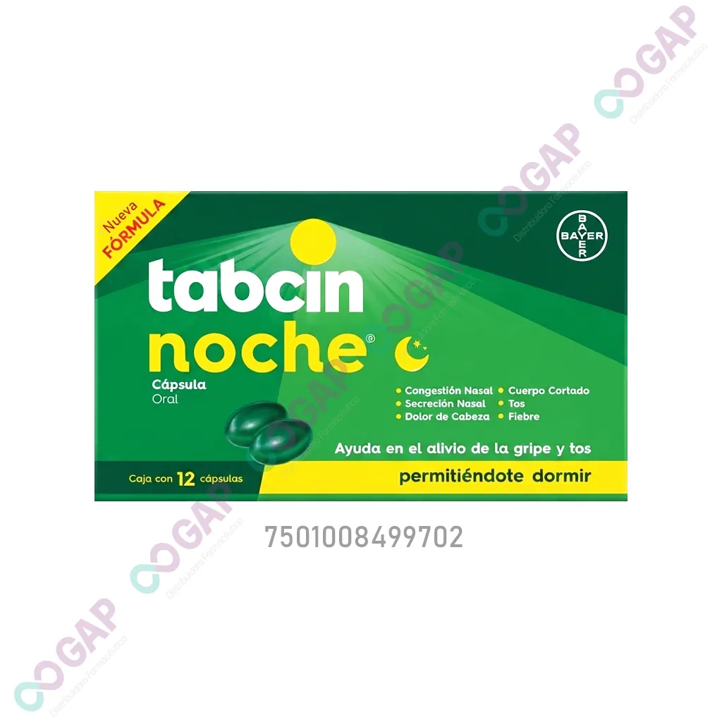 TABCIN NOCHE C/12 CAP
