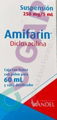 GE DICLOXACILINA AMIFARIN 250 MG SUSP 60 ML