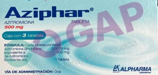 GE AZITROMICINA 500 MG C/3 TAB AZIPHAR