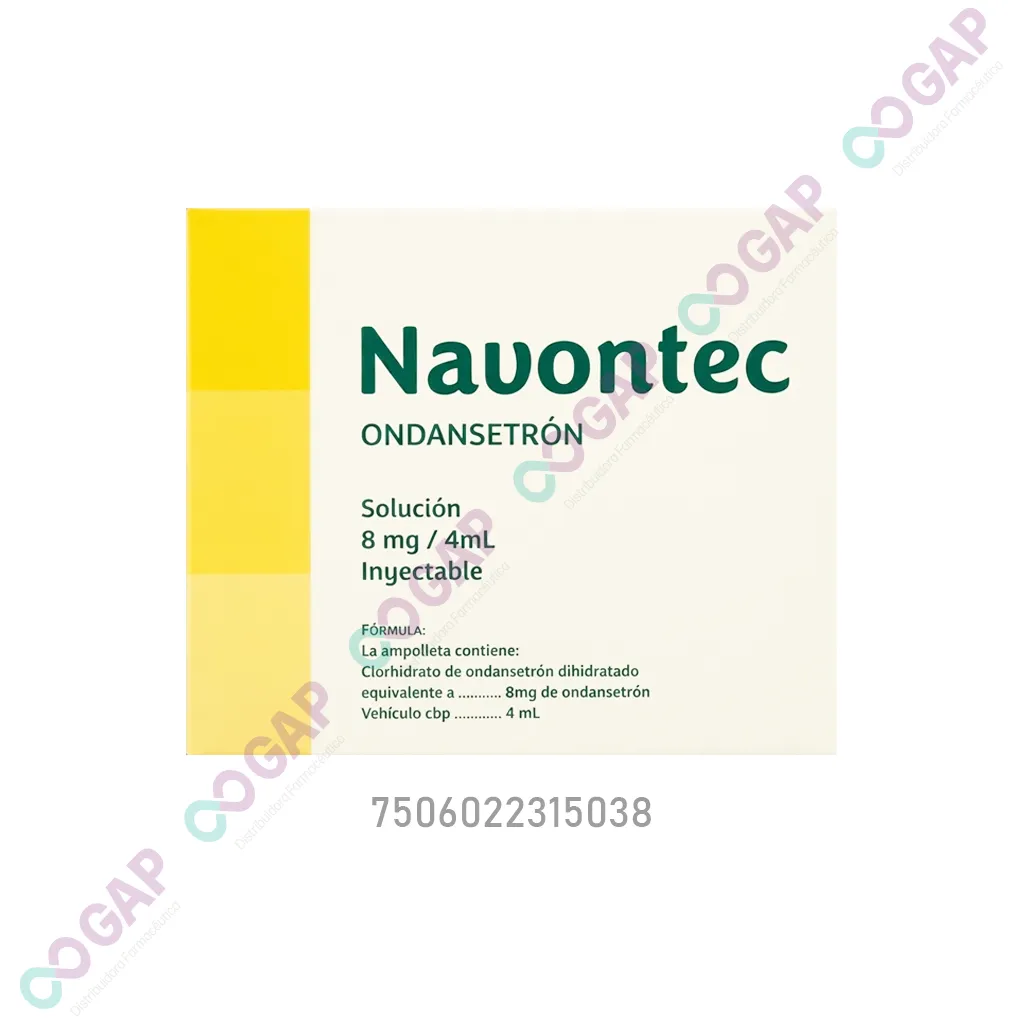 GE ONDANSETRON 8MG/4ML SOL INY NAVONTEC