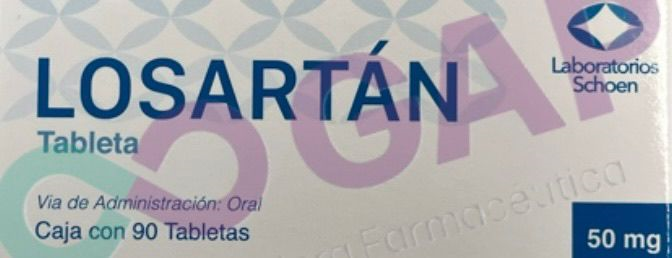GE LOSARTAN 50MG C/90 TAB SCHOEN