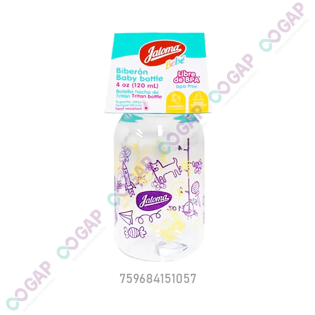 BIBERON JALOMA DECORADO 4 ONZAS (120ML)