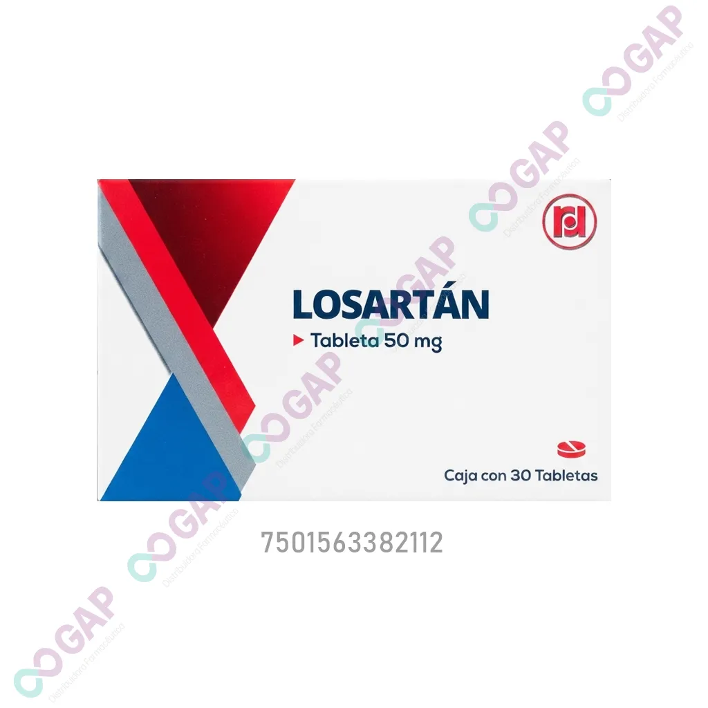 GE LOSARTAN 50 MG C/30 TAB RANDALL